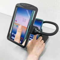 共栄プラスチック LEDスタンドライトルーペ 3倍率 SR-75C-BL 1台