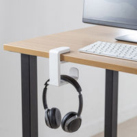 サンワサプライ 回転式ヘッドホンフック（ホワイト） PDA-STN18W 1個（直送品）