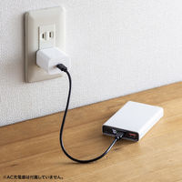 サンワサプライ モバイルバッテリー(10000mAh・PD20W・ホワイト) BTL-RDC27W 1個（直送品）