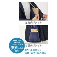 ジャケット 19号 黒系 GJAL-2351-B5 1着 サーヴォ（直送品）