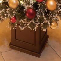 ストア・エキスプレス ブラシポットラグジュアリーツリーセット 高さ210×幅86cm【クリスマス】 8162-2180 1セット（直送品）