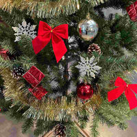 ストア・エキスプレス スタンダードツリーセット レッド 高さ210×幅86cm【クリスマスツリー】 8162-2198 1セット（直送品）