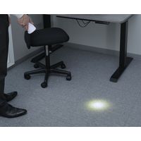 LED懐中電灯 1200lx LEDライト 防災 変換用スペーサー付 ハピソン 単1でも単3でも使える 電池別売 YF-101-W/AL 1個 オリジナル