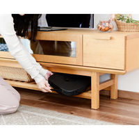 YAMAZEN 折りたたみ収納 アコーディオン スツール スクエア 高さ11段階調整 ブラック ACCO-S25(BK) 1台（直送品）