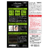 LUCIDO（ルシード） ワンプッシュケアカラーナチュラルブラック 7 メンズ用 無香料 白髪染め クリームタイプ（医薬部外品）