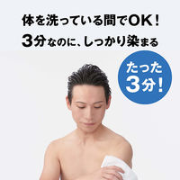 ルシード スピーディカラーリンスナチュラルブラック メンズ用 無香料 160g  マンダム