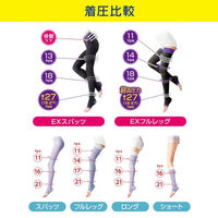 寝ながらメディキュット　ショート　L　ラベンダー　　Dr.Scholl（ドクターショール）レディース ルームソックス 着圧靴下