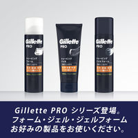 ジレット（Gillette）PRO シェービングジェルフォーム 3種の肌ケア 洗浄・保護・保湿 195g 1個 P＆G