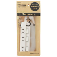 オーム電機 3口3m節電タップEDLP22 00-1597 1個