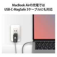 ノートPC用ACアダプタ パソコン充電器 PD 65W USB-C×2 ACDC-PD4570BK エレコム 1個
