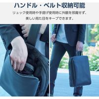 リュック ビジネスリュック 2way 薄型 撥水加工 14インチノートPC ブラック BM-UMBP01BK エレコム 1個