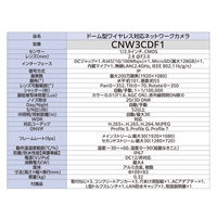 防犯カメラ 監視カメラ ドーム型 天井型 ワイヤレス・有線対応 マイク内蔵 200万画素 逆光対応 ナイトビュー DXアンテナ 1個（直送品）