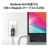 USB充電器 タイプC Type-C PD 70W USB-C×2 ブラック MPA-ACCP4570BK エレコム 1個