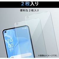 エレコム OPPO Reno9 A/OPPO Reno7 A(OPG04)ガラスフィルム/高透明/2枚入り PMWO231FLGGW 1個