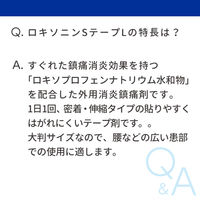 ロキソニンSテープL 7枚 2箱セット 第一三共ヘルスケア 　ロキソプロフェン 貼り薬 痛み止め 腰痛 関節痛 筋肉痛【第2類医薬品】