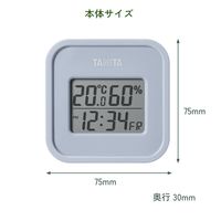 タニタ デジタル温湿度計 TT-588-BL 1個