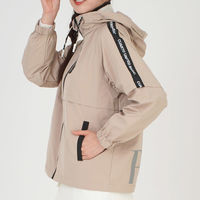 クアルトユナイテッド ポリエステル系シャカシャカアウター　BEG　S N5047 1点（直送品）