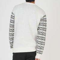 クアルトユナイテッド 袖スマイルジャガードニットトップス　WHT　M M3462MEN 1点（直送品）