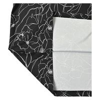 クアルトユナイテッド モノトーン花柄モックネックシャツ(メンズ)　BLK　XL A0190MEN-B 1点（直送品）