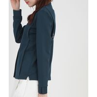 クアルトユナイテッド 光沢バンドカラーシャツ　NVY　S N5044 1点（直送品）