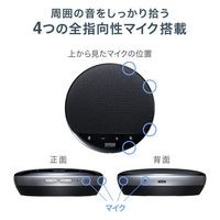 サンワサプライ ワイヤレス会議スピーカーフォン(2台セット) MM-WLMSPSET 1個（直送品）