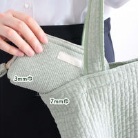 nubi ヌビ 韓国伝統キルティング生地 7mmステッチ幅 130cm巾×4m切り売り販売 サンドベージュ(Sand Beige) NBY3（直送品）