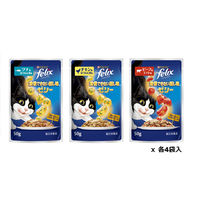 （お得なセット）フィリックス 我慢できない隠し味 バラエティパック お魚とお肉 ソース 36袋 ＋ ゼリー 12袋 ネスレ日本