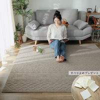 グラムスタイル レオル ラグ 1300×1900mm ブラウン 210985 1枚（直送品）