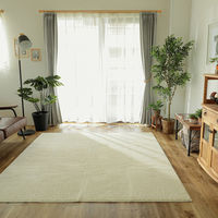 グラムスタイル ポッシュ ラグ 1900×1900mm アイボリー 908017 1枚（直送品）