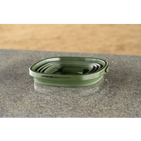 【折りたたみバケツ】 パール金属 キャプテンスタッグ フォールディングソフトバケツ（カーキ） UW-1534 1個