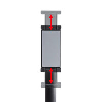 サンワサプライ タブレット用フロアスタンド(ブラック) MR-TABST21BK 1個