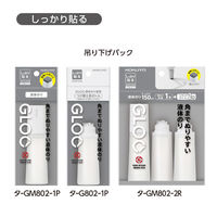 コクヨ グルー 液体のり(しっかり貼る)(つけ替え用ボトル・吊り下げパック) タ-G802-1P 1セット(1本×10)