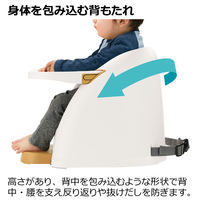 【6ヵ月頃から】ベビーチェア フィージー ホワイト リッチェル
