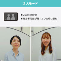 サンワサプライ スピーカー内蔵360度Webカメラ CMS-V71BK 1台（直送品）