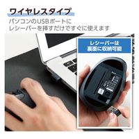 無線マウス 静音 ワイヤレス 5ボタン 左手専用 Sサイズ 小型 ブラック M-XGS31DBSKBK エレコム 1個