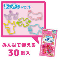 虫よけ カオリング ピンク お花の香り 虫除け リング 子供 5パック（30個入×5）KINCHO キンチョー