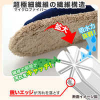 レック 激落ちくん おそうじスリッパNEO ネイビー M 22cmー25cm 5個