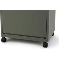 天馬 Boite e-LABO 分別 2段 上段15L 下段25L ゴミ箱 カーキ 多段分別 キャスター付き 1台