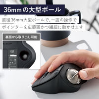 トラックボール マウス Bluetooth IST 5ボタン 人工ルビーユニット 黒 M-IT10BRBK エレコム 1個（直送品）