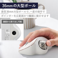 トラックボール マウス Bluetooth IST 5ボタン ベアリングユニット 白 M-IT11BRWH エレコム 1個