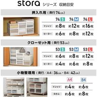 JEJアステージ ストラA4小物整理用シボ ホワイト 4528302515856 1ケース(8個入)