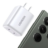 USB充電器 45W USB Type-C 2ポート AC充電器 スマホ充電 Nexode GaN ホワイト 1個 UGREEN