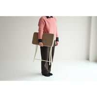 ICHIBA エルド フォールディングベンチ 幅510mm モカブラウン ILC-3570MBR 1脚（直送品）