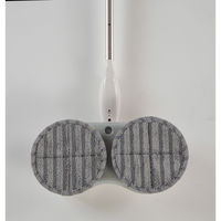 ファミリー・ライフ ファミラ 充電式くるくるツインモップ スピンマジック 8点セット+予備バッテリー 04252 1個