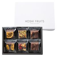 【生花】アデリー ホシファーム　フリルブーケニュアンスレッド８本＆ホシフルーツ　贅沢ブラウニー６個 FMX-09B 1箱（直送品）