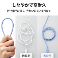 タイプC ケーブル USB A to Type C 1m 断線しにくい ゼニスブルー MPA-ACSS10BU エレコム 1個
