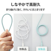 タイプC ケーブル USB A to Type C 2m 断線しにくい パールグリーン MPA-ACSS20GN エレコム 1個