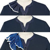 カーシーカシマ SHADOW BORDER ポロシャツ ネイビー 3L ESP895 1着