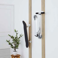 平安伸銅工業　LABRICO(ラブリコ)　スケートボードハンガー ホワイト　SXO-521　1個（直送品）