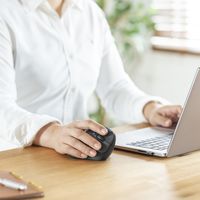 サンワサプライ ワイヤレスマウス 無線 静音 5ボタン 大型 ブルーLED MA-EWBS513BK 1個